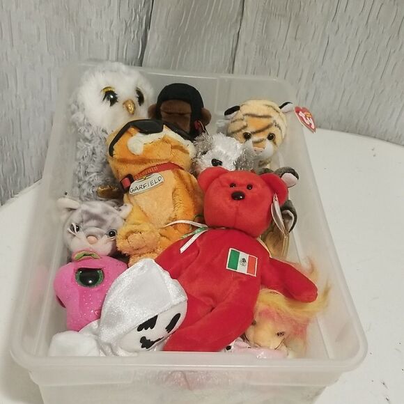 Ty Beanie Babies Lot of 12 Vintage Beanie Babies Estate sale find - Picture 14 of 14